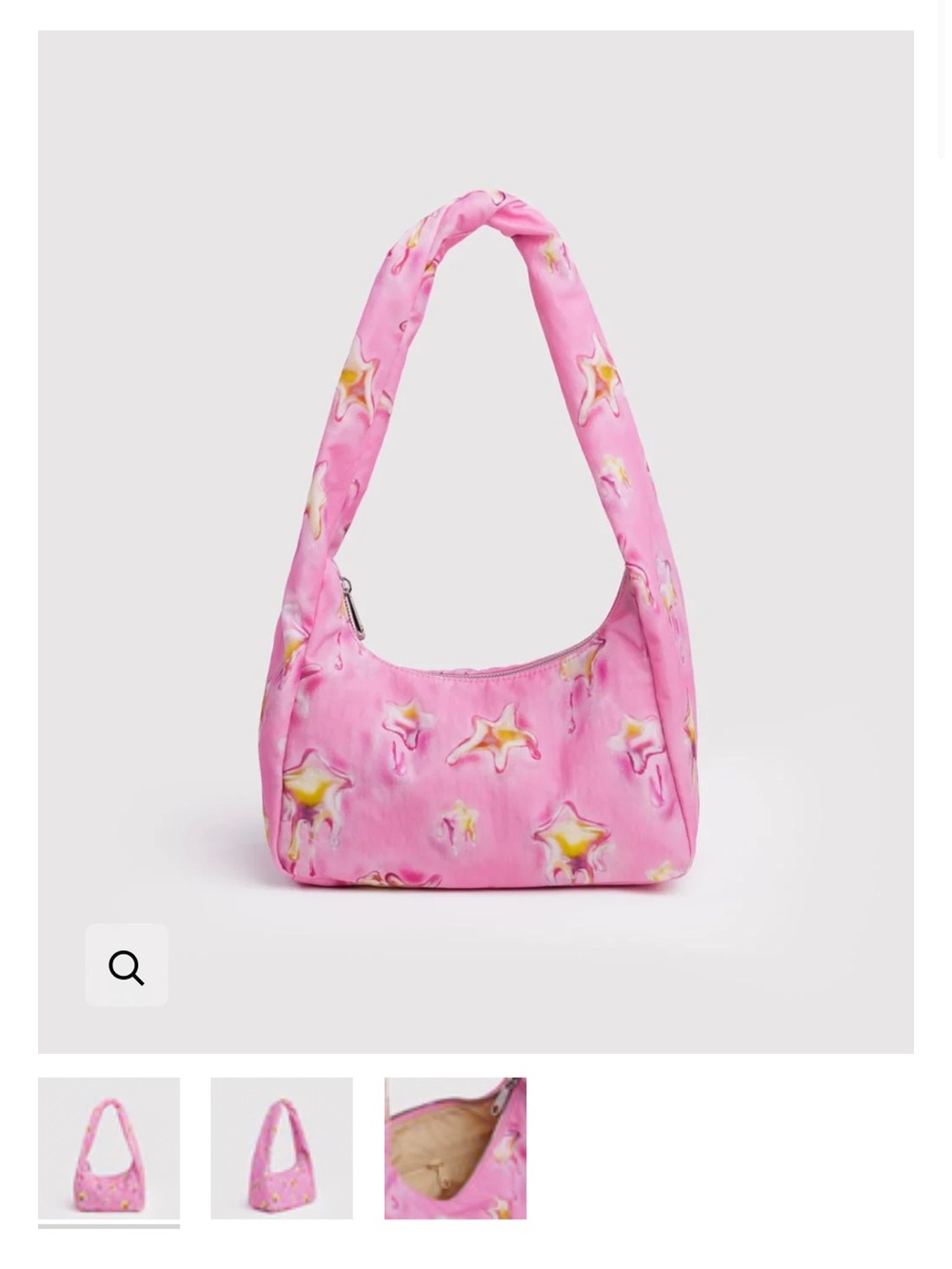 Baggu Meringue Bag - Pink Dancing Star Print